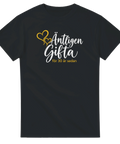 T-shirt med hjärtan och texten Äntligen gifta – för 30 år sedan