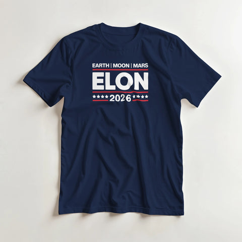 Minimalistisk t-shirt med rymdtema och stjärnor i modern layout
