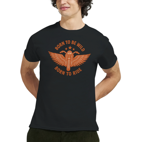 T-shirt Original - Born to ride – t-shirt med unikt designtryck