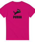 Ceriserosa t-shirt med absurd och skämtsam parodi på träningskläder
