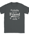 Snygg t-shirt i grått för din bästa vän eller kompis