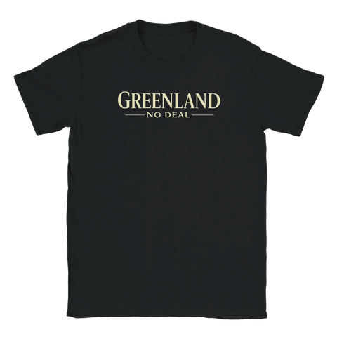 Svart t-shirt med kaxig textdesign inspirerad av modern affärsretorik