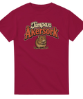 Satirisk design med en åkersork i vintage-stil – rolig t-shirt med tryck