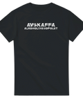 Kaxigt citat-tryck om alkoholpolitik i vit distressed stil – t-shirt