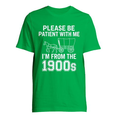 Grön t-shirt med provokativ textdesign och kaxig retro-attityd