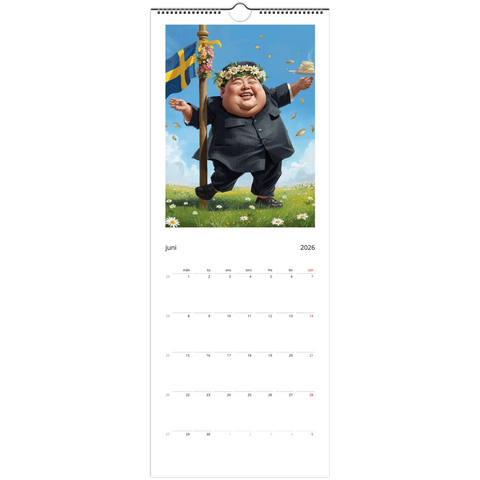 Provokativ t-shirt-design med Kim Jong-un som dansar runt en midsommarstång