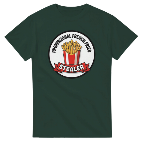 Fransk pommes frites design rolig t-shirt herr