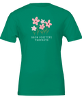 Grow positive Thoughts" textmotiv t-shirt