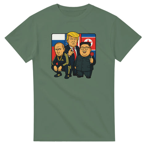 T-Shirt - Supermaktspojkarna – t-shirt med unikt designtryck