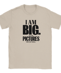 T-shirt med filmcitatet I am big i kraftfull typografi