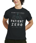 Dystopisk Patient Zero design med tekniska symboler – t-shirt med attityd
