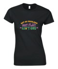 Got 99 Problems damt-shirt med färgglad text – svart