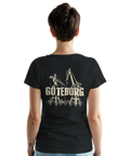T-shirt med rycktryck och hamnmotiv från Göteborg