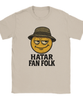 Rolig t-shirt med emoji och texten "Hatar fan folk"