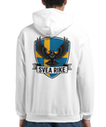 Svea Rike hoodie med svensk flagga och korp