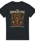 T-shirt med eldig humlekotte och dödskalle, perfekt för svenska ölälskare som gillar IPA och mörk humor.