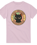 Rosa t-shirt med sur katt och texten "I Call Bullshit Madafakas"
