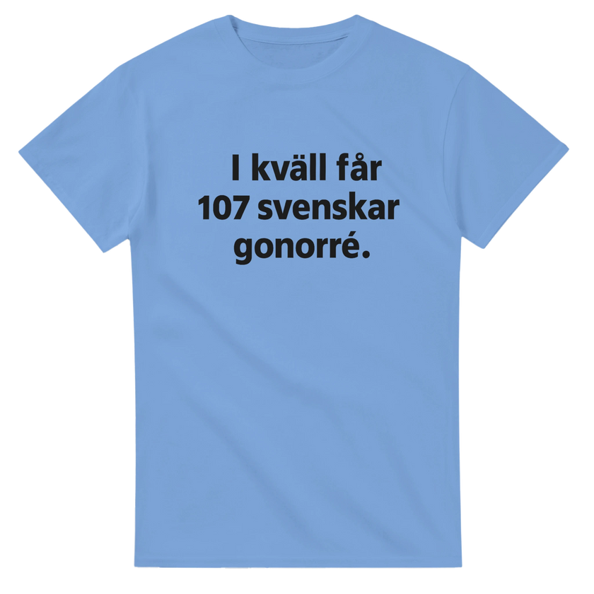 I kveld får 107 svensker gonoré