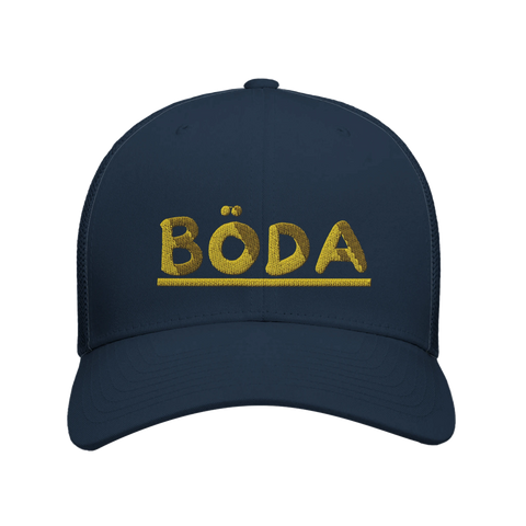 Sommarkeps med mesh och brodyr Böda
