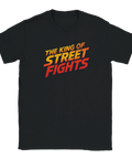 T-shirt med texten "The King of Street Fights" i retrospel-stil