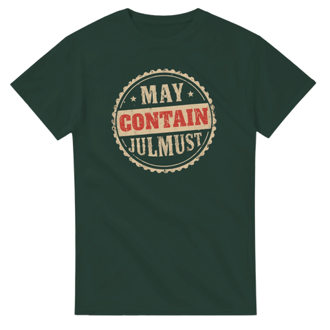 May Contain Julmust t-shirt – rolig juldesign med svensk humor