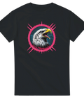 Neon Eagle t-shirt med örn i neonstil – svart
