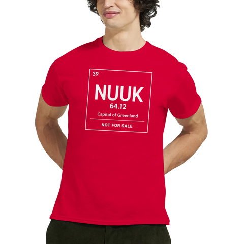 NUUK Not for Sale Greenland T-shirt Röd