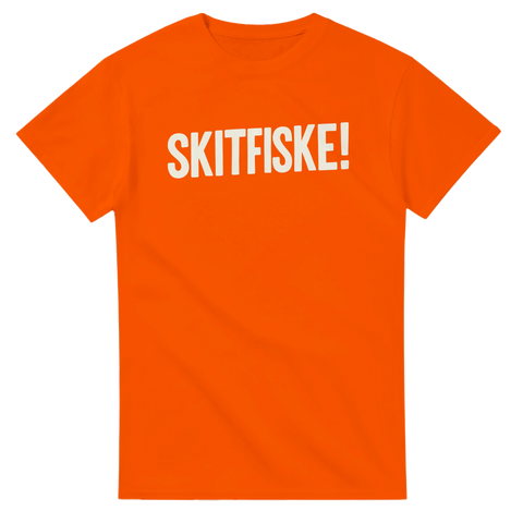 Orange Skitfiske t-shirt för sportfiske