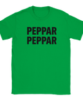 Svenskt ordspråk Peppar Peppar som text på T-shirt