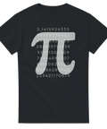 T-shirt med pi-symbol och siffror, perfekt för matematikälskare