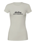 Kattälskande damt-shirt med minimalistisk och kärleksfull design
