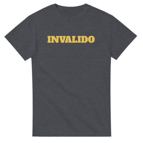 Rolig t-shirt för semesterresan till Gran Canaria med texten Invalido som är ett citat från Sällskapsresan