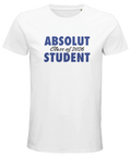 Rolig student t-shirt med texten Absolut Student 2026
