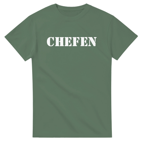 Rolig t-shirt med text "Chefen" 