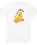 rolig t-shirt med söt banan och texten i find you a-peeling