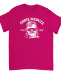 Rosa t-shirt med Eddie Meduza för raggare