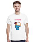 Rolig t-shirt för kvinnor med budskap