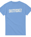 Skitfiske T-shirt ljusblå