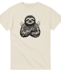 Slothverine t-shirt med sengångare och klor – ljus