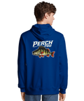 Perch Pro Hoodie med abborre på ryggen