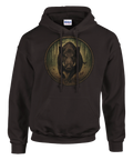 Hoodie för jägare med springande vildsvin