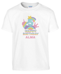 Barn T-shirt för 5 år med eget namntryck