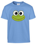 Söt Kermit-inspirerad groda med stora ögon – barn t-shirt