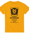 T-shirt med den kända drinken Rotebroare med ett glas med Christer Pettersson samt receptet