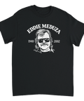 Svart t-shirt med raggarkungen Eddie Meduza