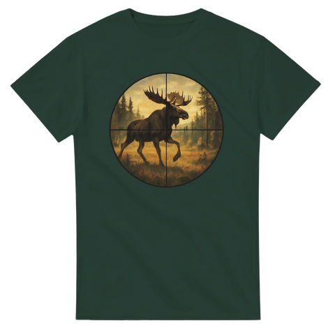 I siktet – T-shirt med älg och kikarsikte