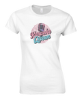 Karaoke t-shirt dam med retrodesign