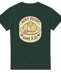 Kokt Potät – Bare å ät tryckt på skogsgrön T-shirt Original från Shirty.se