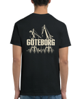 T-shirt med kranar från Göteborgs hamn 