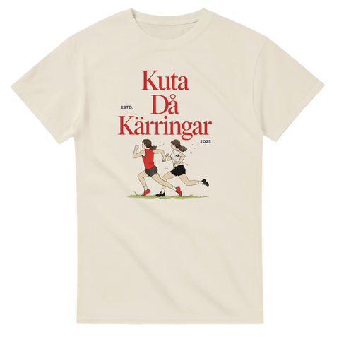 Rolig t-shirt för joggingturen - Kuta då kärringar